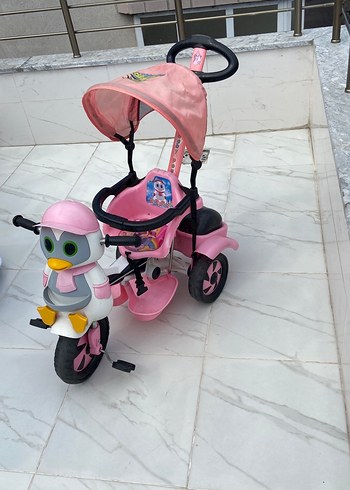 Pembe Çocuk Üç Tekerlekli Bisiklet - Görsel 5