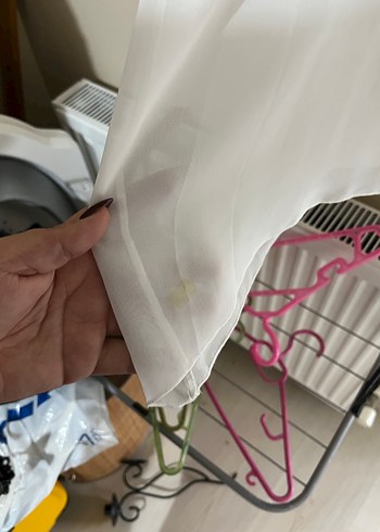 Baskılı Uzun Kollu Beyaz Kadın Tişört - Görsel 4