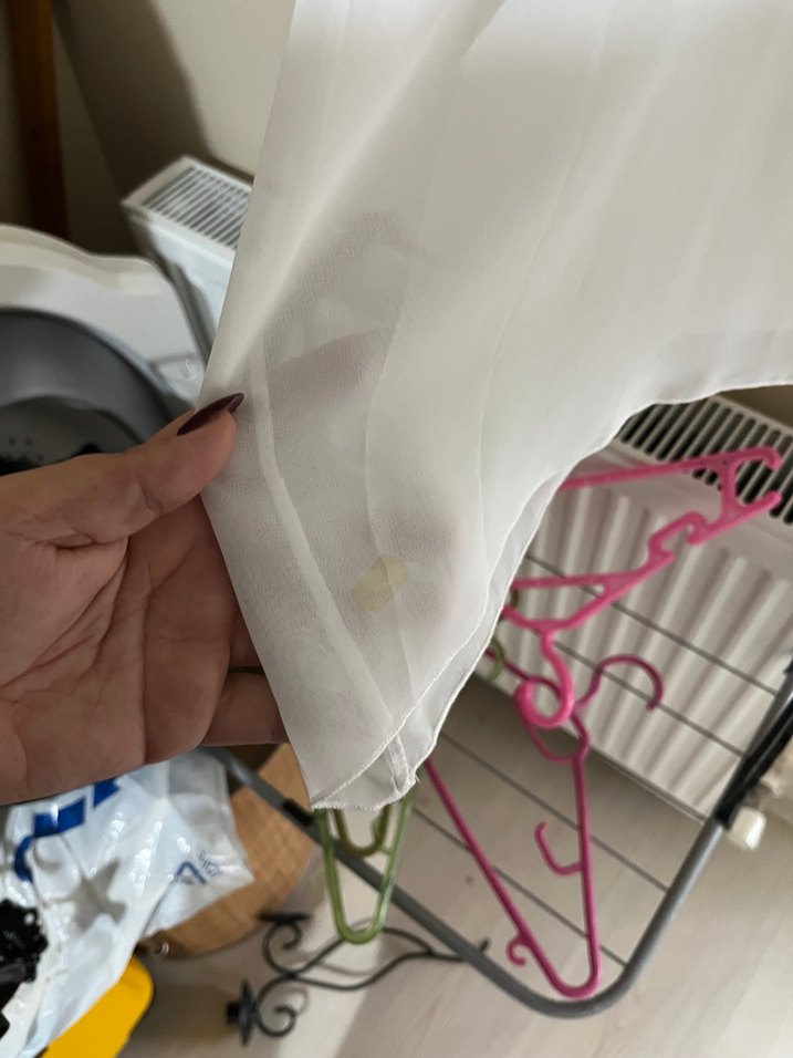 Baskılı Uzun Kollu Beyaz Kadın Tişört - Görsel 4