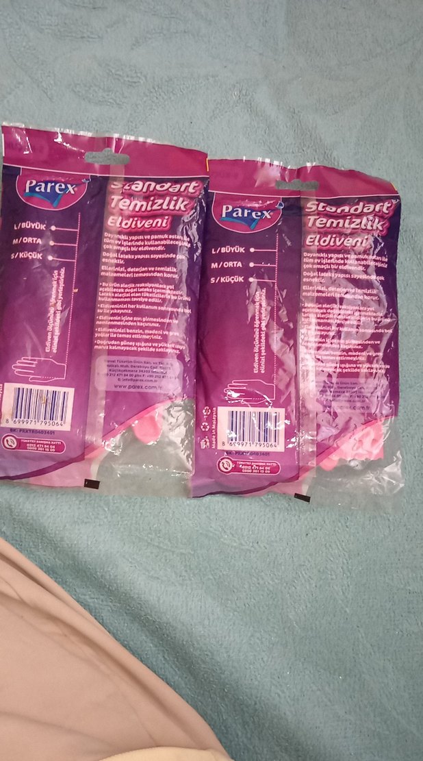 Parex Standart Temizlik Eldiveni - Pembe - Görsel 2