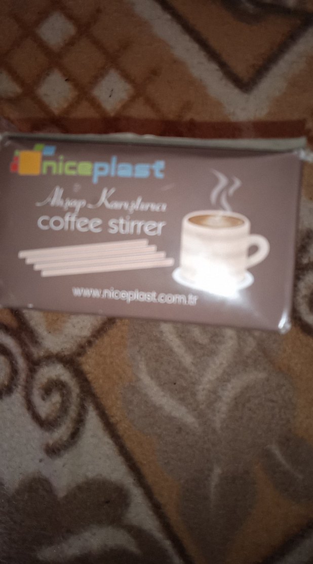 Bej Ahşap Kahve Karıştırıcı - Görsel 4