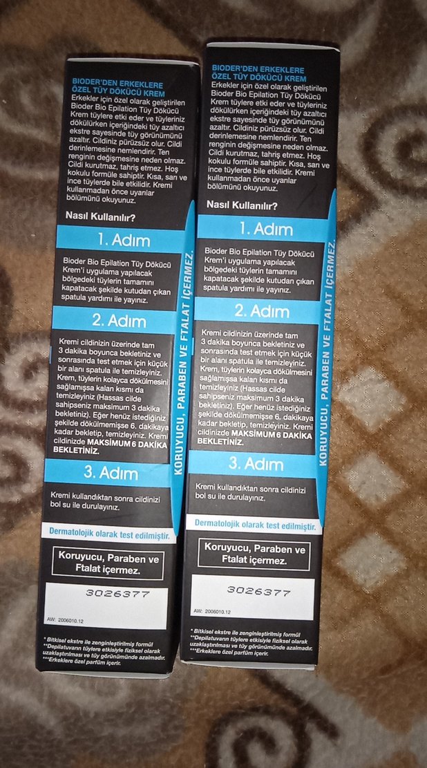 Bioder Erkekler İçin Tüy Dökücü Krem - Görsel 3