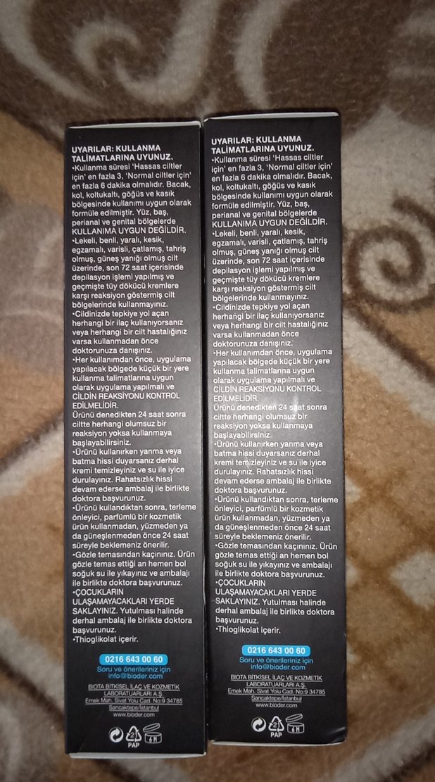 Bioder Erkekler İçin Tüy Dökücü Krem - Görsel 2