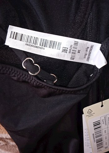 Düğmeli Siyah Gotik Kadın Mayo - Görsel 6