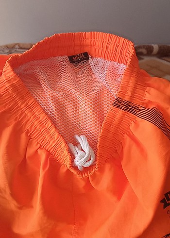 Turuncu Mini Baskılı Erkek Deniz Şortu - Görsel 4