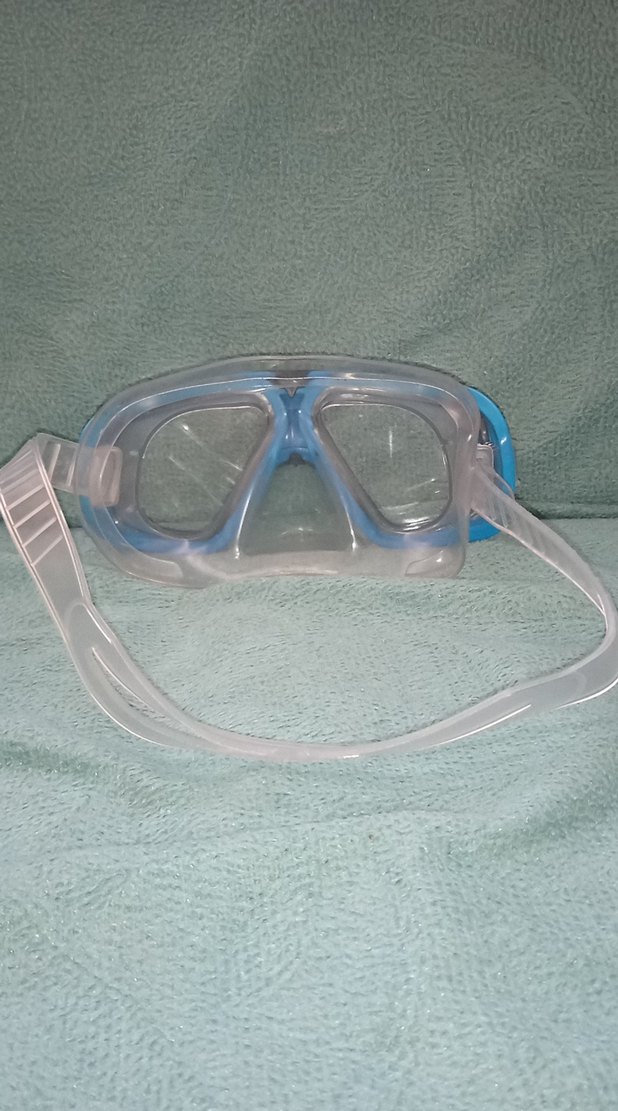 Mavi Bağcıklı Yüzücü Gözlüğü - Görsel 2