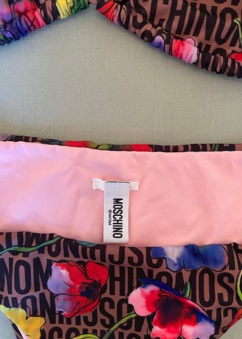 s Beden Renkli Baskılı Strappy Bikini Takımı