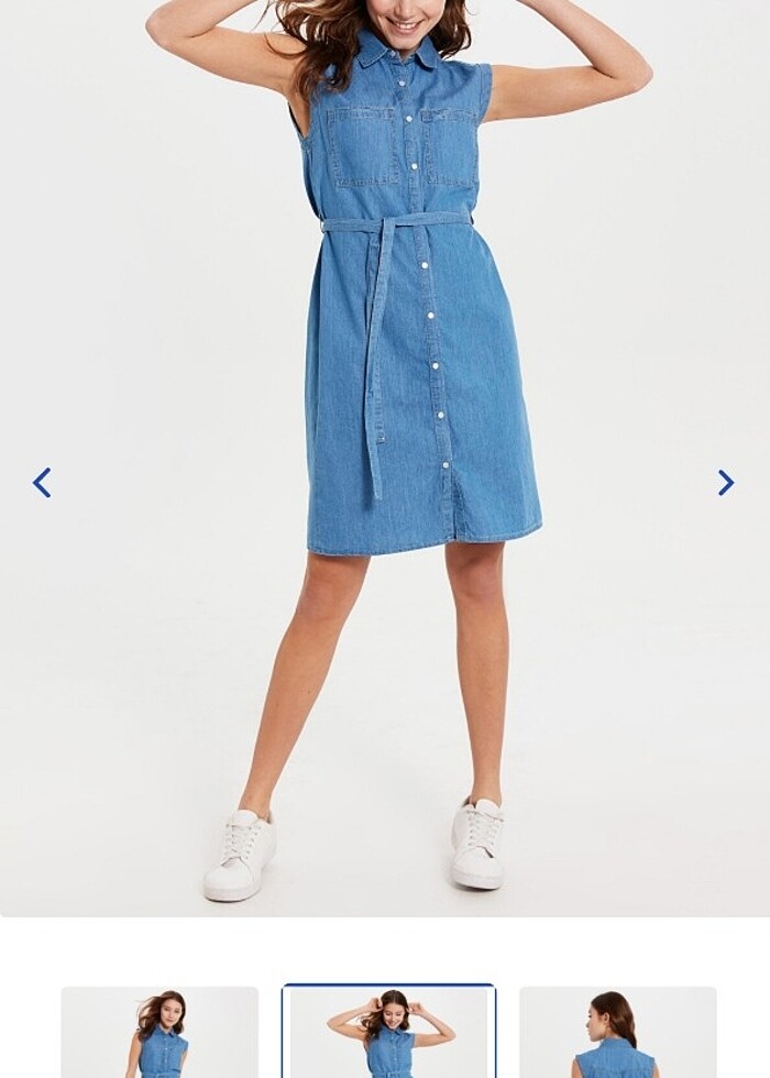 Jean elbise  - Görsel 3