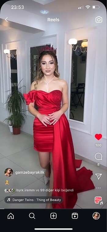 m Beden Kına Elbisesi