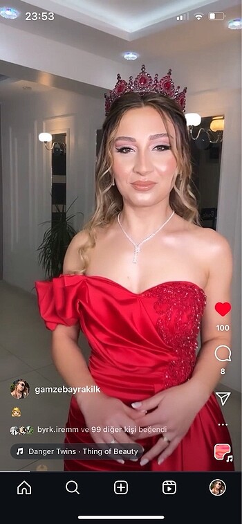 m Beden bordo Renk Kına Elbisesi