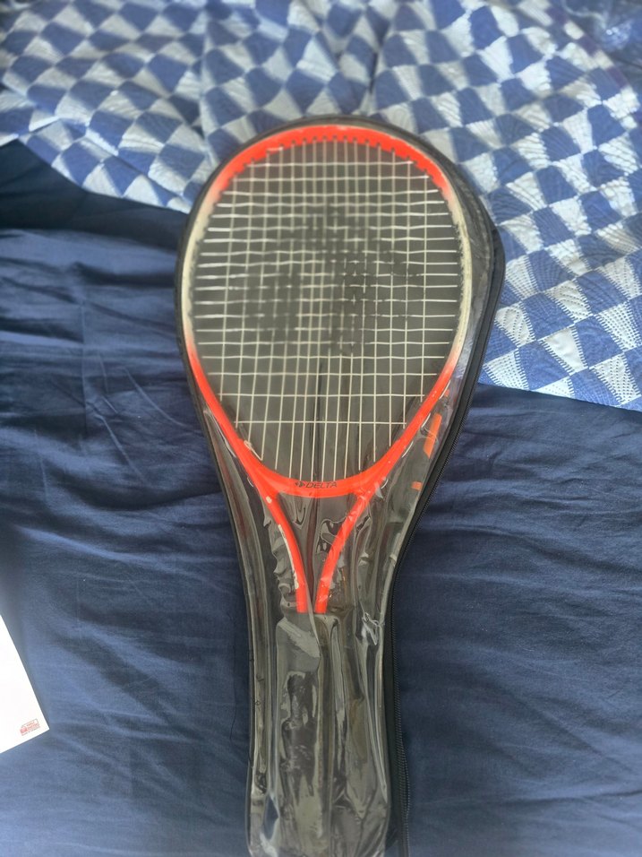 Kırmızı ve Mavi Tenis Raketi Seti - Görsel 2