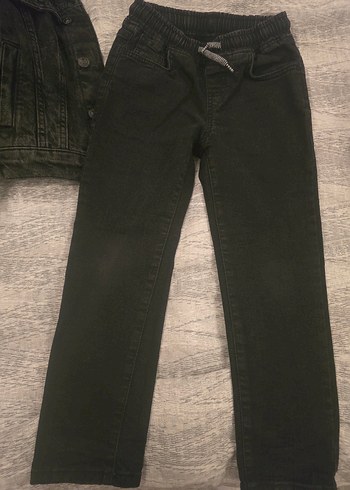 5 6ı yaş erkek çocuk, kot, ceket ve kot pantolonu - Görsel 2