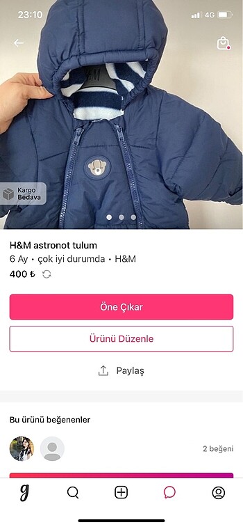 Baby2Go Bebek puset astronot tulum