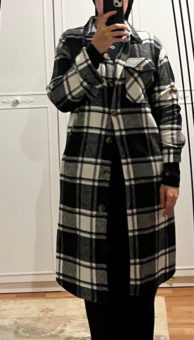 Oduncu gömlek tunik - Görsel 3