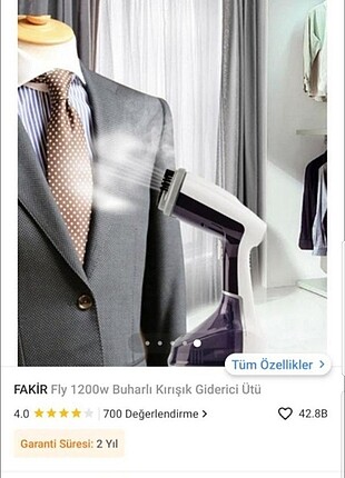 Fakir Fakir dikey buharlı ütü