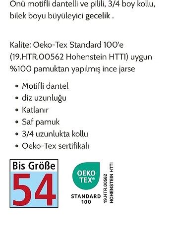 48 Beden Pamuk penye gecelik haki renk