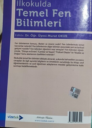  İlkokulda temel fen bilimleri