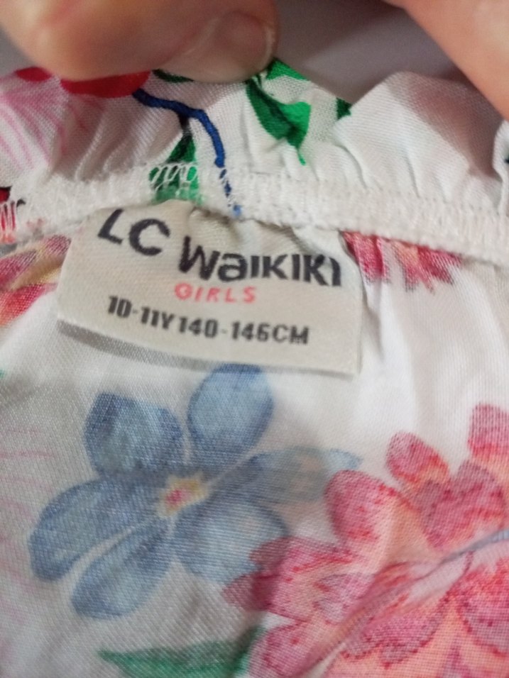 Çiçek Desenli Renkli kız çocuk 2 li takım - Görsel 4