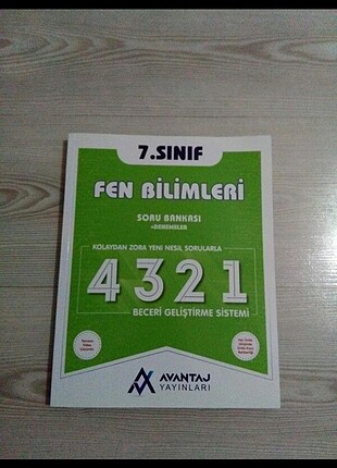 7. Sınıf fen bilimleri test kitabı 