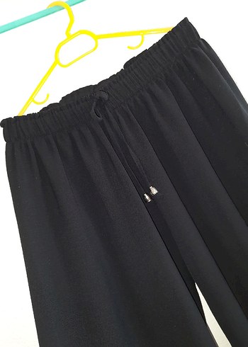 xl Beden siyah Renk Siyah Pilili Kadın Kumaş Pantolon