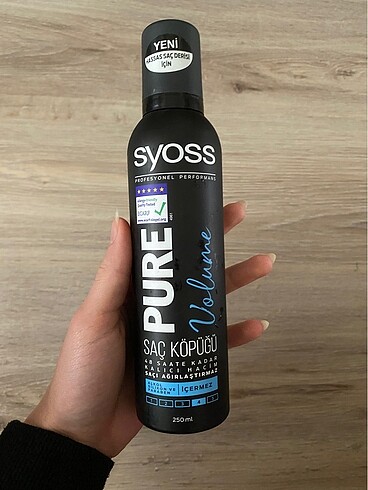 Saç köpüğü Syoss Pure volume