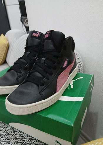 Puma Kadın Spor Ayakkabı Siyah-Pembe - Görsel 6