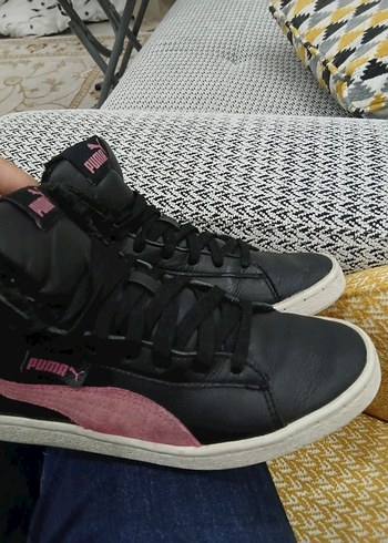 Puma Kadın Spor Ayakkabı Siyah-Pembe - Görsel 7