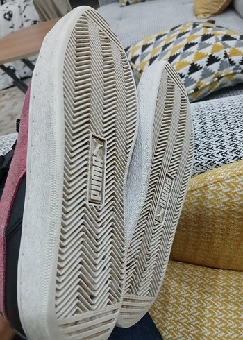 Puma Kadın Spor Ayakkabı Siyah-Pembe - Görsel 8