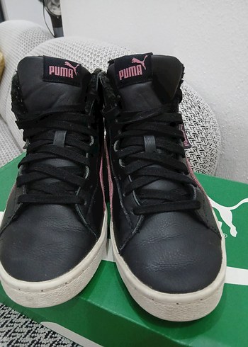 Puma Kadın Spor Ayakkabı Siyah-Pembe - Görsel 5