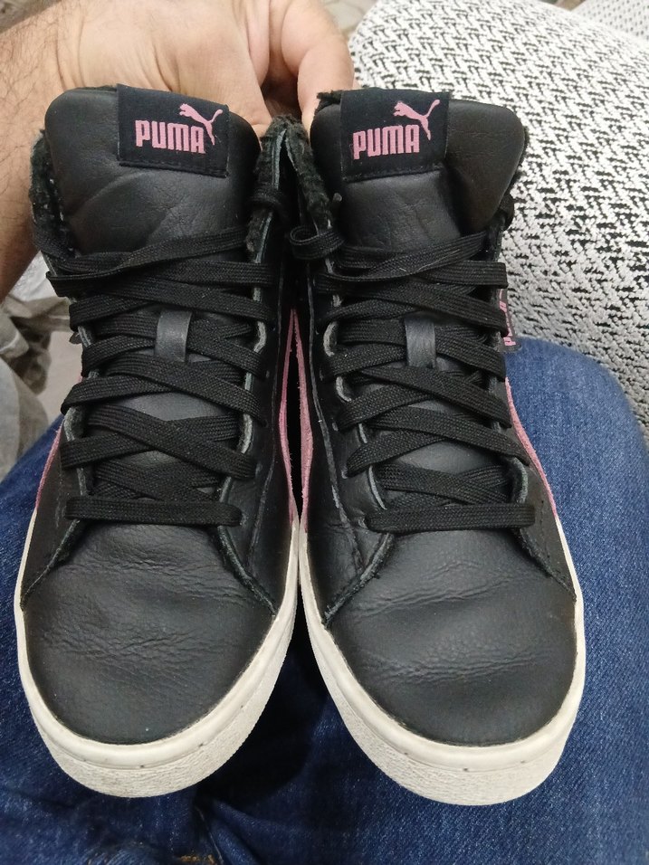 Puma Kadın Spor Ayakkabı Siyah-Pembe - Görsel 4