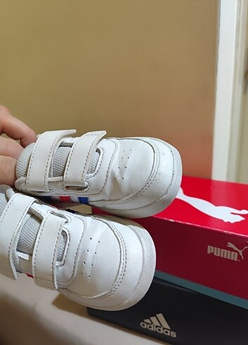 25 Beden beyaz Renk Adidas orjinal spor ayakkabı orjinal 