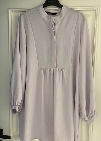 Lila Kadın Midi Tunik
