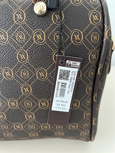 xs Beden Vakko speedy monogram 25 cm
