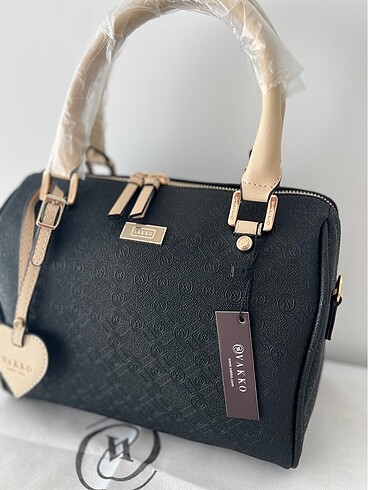Beden Vakko speedy monogram siyah renk