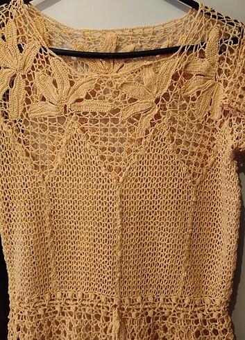 Örgú dantel buluz - Görsel 2