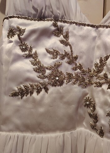 Helen kesim Gelinlik, tören  ,nikah elbisesi , - Görsel 6