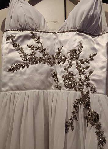 Helen kesim Gelinlik, tören  ,nikah elbisesi , - Görsel 7