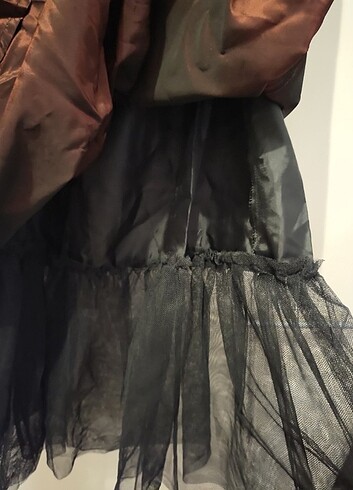 Abiye Etek (içi tüllú) çan A kesim etek  - Görsel 7