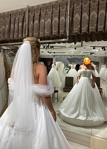 Gelinlik Saten Elegant Tasarım  - Görsel 4