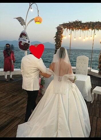 Gelinlik Saten Elegant Tasarım  - Görsel 8