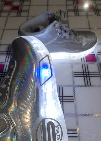 Gri Kız Çocuk Bağcıklı Sneakers - Görsel 5