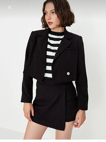 Trendyol & Milla Siyah blazer ceket