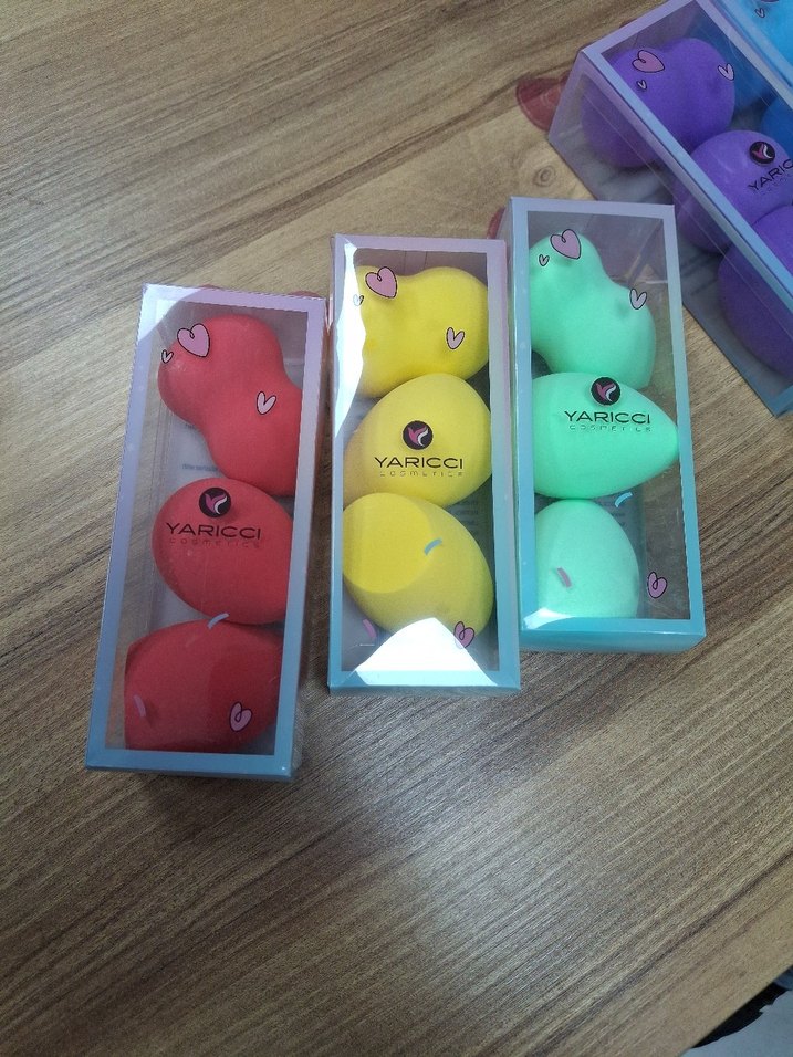 Renkli Makyaj Süngeri Seti - Görsel 2