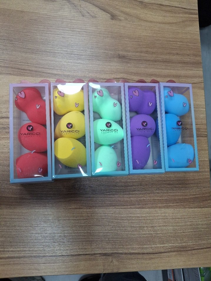 Renkli Makyaj Süngeri Seti - Görsel 3