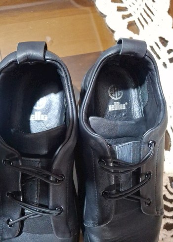 Siyah Minimalist Erkek Klasik Ayakkabı ELLE MARKA - Görsel 5