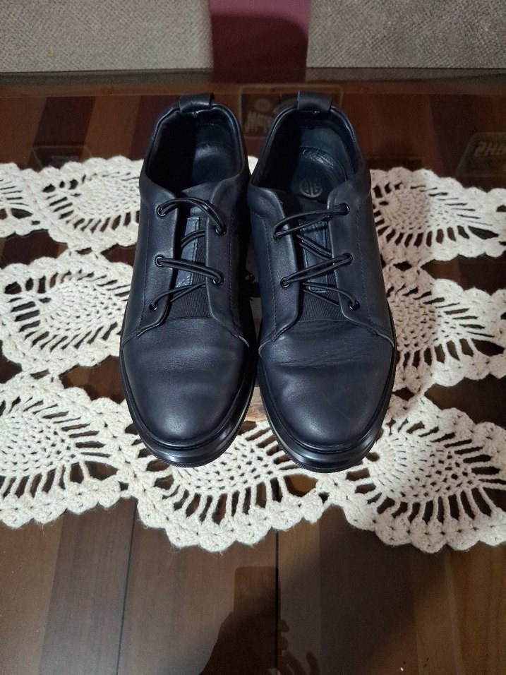 Siyah Minimalist Erkek Klasik Ayakkabı ELLE MARKA - Görsel 2