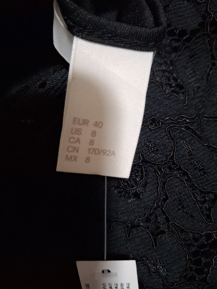 Uzun Kollu Siyah Dantel Kadın Elbise - Görsel 5