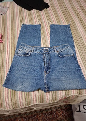 Mavi Normal Boy Kadın Denim Pantolon