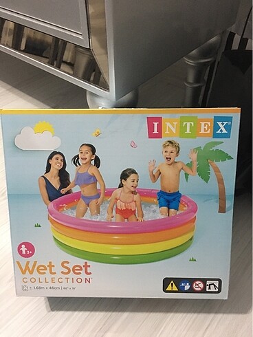ŞOOK FİYAT 1.68m 46 cm INTEX BATTAL BOY HAVUZ