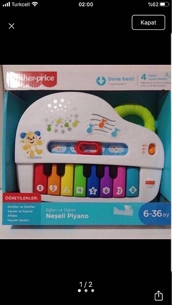 Beden ŞOOK FİYAT EĞLENCELİ PİYANO